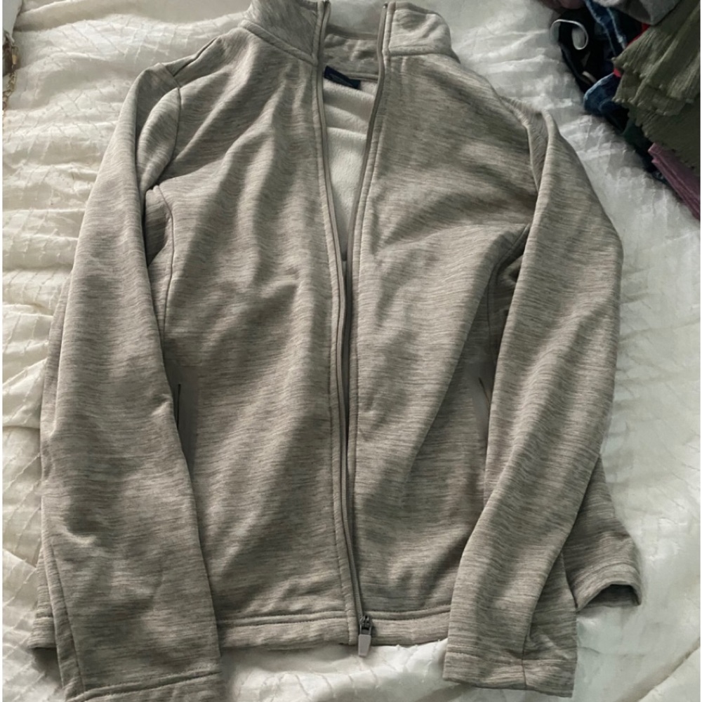 gray jacket